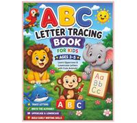 ABC Letter Tracing Book for Kids Ages 3-5: Learn to Write Uppercase and Lowercase Letters with Cute Animals | Preschool Handwriting Practice Workbook ... Learning Tracing Books for Kids Ages 3-5)