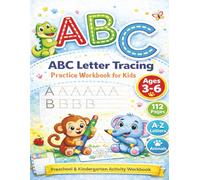 ABC Letter Tracing Book for Kids Ages 3-6: Alphabet Handwriting Practice & Animal Coloring Workbook (112 Pages): Preschool & Kindergarten Learning ... Letter Tracing and Fun Animal Coloring Pages