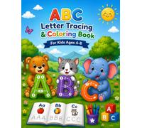 ABC Letter Tracing & Coloring Book (Fun Coloring Books for Kids)