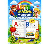ABC Letter Tracing: Learn to Write with Line Tracing & Pen Control Preschool Handwriting Workbook for Kids Ages 3-5 Build Fine Motor Skills & Early Writing Confidence