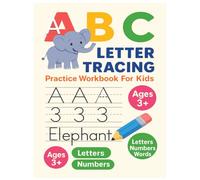 ABC Letter Tracing Practice Workbook for Kids: Learn to Write Letters, Numbers, and Lines | Handwriting Activity Book for Preschool and Kindergarten Ages 3+
