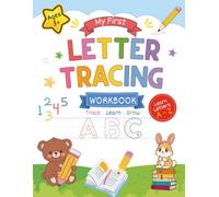 ABC Letter Tracing Workbook for Kids Ages 3-5 with Alphabet Letters, Numbers, and First Words: A Fun Preschool Handwriting Practice Book with ... Coloring Pages, and a Completion Certificate