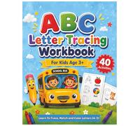 ABC Letter Tracing Workbook for Kids: Uppercase and Lowercase Letter Practice with Matching, Find and Circle Alphabet Activities, and Coloring Pages for Preschool and Kindergarten