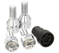 Abc Locks BC Corona TOR9940 Tornillos Antirrobo para Llantas, Set de 4