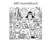 ABC-Malbuch mit Tieren aus aller Welt