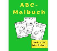 ABC-Malbuch: Von Affe bis Zebra