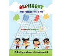 ABC Maze Puzzle Book for Kids Ages 3-8: Fun and Easy Letter Mazes to Boost Learning and Problem-Solving Skills