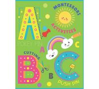 ABC Montessori Push Pin Activities: Preschool Material Alphabet Pokey Pin Letter Tracing Workbook