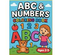 ABC & NUMBERS COLORING BOOK FOR KIDS