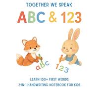 ABC & Numbers Handwriting Workbook for Kids: Learn and Trace Letters and Numbers 1-20 with 150+ First Words (Preschool & Kindergarten) (Early learner series)