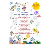 ABC Ocean Activity Workbook • 8.5"x11" Paperback for Kids • Colourful Alphabet Learning & Fun Activities: A Creative Underwater Journey to Learn the ABCs Through Play