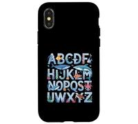 ABC Ocean Adventure Alfabeto Mar Carcasa para iPhone X/XS