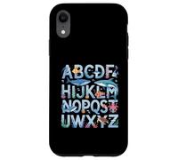 ABC Ocean Adventure Alfabeto Mar Carcasa para iPhone XR
