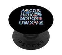 ABC Ocean Adventure Alfabeto Mar PopSockets PopGrip Adhesivo