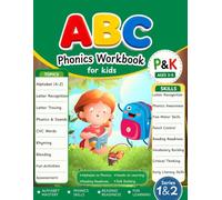 ABC Phonics Workbook for Kids: Letter Sounds, Tracing, CVC Words & Early Reading Skills