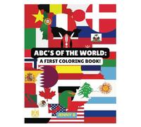 ABC’s of the World: A First Coloring Book! Kids Coloring Book. Learning. World. Maps. ABC. Alphabet. Color.