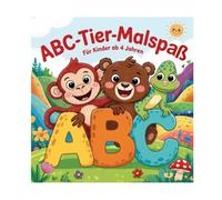 ABC-Tier-Malspaß 2-Buchstaben lernen & Tiere ausmalen ab 4 Jahren