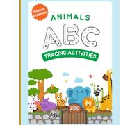 ABC TRACING ACTIVITIES: ABC Uppercase Series Animal Coloring Book