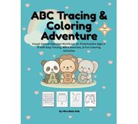 ABC Tracing & Coloring Adventure: Kawaii Animal Alphabet Workbook for Preschoolers Ages 3-6 with Easy Tracing, Word Searches, & Fun Coloring Activities
