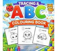 ABC Tracing & Coloring Book for Kids
