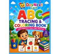 ABC Tracing & Coloring Book for Kids Ages 3-5 | Learn Letters A-Z | Preschool Activity Workbook: Fun Handwriting Practice, Alphabet Tracing, Coloring & Early Learning Skills