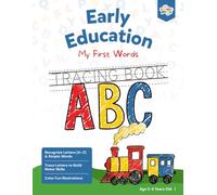 ABC Tracing & Coloring Book for Kids Ages 3-5: Learn to Write Workbook with Alphabet Letter Tracing, First Words, Coloring & Handwriting Practice for Preschool and Kindergarten