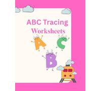 ABC Tracing Worksheet: Tracing Letters Workbook for Toddlers and Kids Ages 3-5 | Fun Alphabet Handwriting Practice Sheets with Cute Pictures to Color