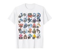 ABC Under The Sea Camiseta - Alfabeto de Animales del océano Camiseta