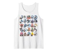 ABC Under The Sea Camiseta - Alfabeto de Animales del océano Camiseta sin Mangas