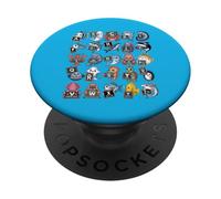 ABC Under The Sea Camiseta - Alfabeto de Animales del océano PopSockets PopGrip Adhesivo