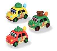 ABC Vehículo de Juguete Fruit Friends (12 cm) Coche de Colores con Caja de Música a Cuerda y Oruga Tambaleante, Juguete para Bebés a Partir de 1 año (se enviará un modelo al azar) (204112009)