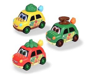 ABC Vehículo de Juguete Fruit Friends (12 cm) Coche de Colores con Caja de Música a Cuerda y Oruga Tambaleante, Juguete para Bebés a Partir de 1 año (se enviará un modelo al azar) (204112009)