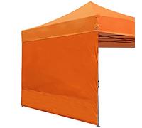 Abccanopy - 1 Pared Solar de 3 x 3 m para toldo, Naranja