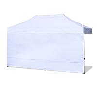 Abccanopy - 1 Pared Solar de 3 x 6 m para toldo, Blanco