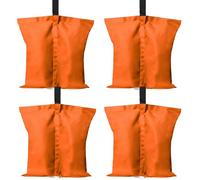ABCCANOPY Canopy Weights - Bolsas de Arena para Tienda de campaña de 125 Libras, Paquete de 4 Unidades (Naranja)