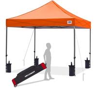 ABCCANOPY Cenador de jardín (2,5 x 2,5 m, Resistente al Agua), Color Naranja