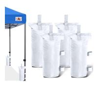 ABCCANOPY - Kit de Anclaje para Tienda de campaña para Exteriores con Dosel y Bolsa de Arena para Pesas, Paquete de 4 (Gris)