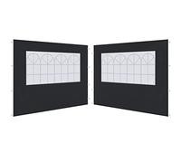ABCCANOPY Paquete de 2 Paneles de Pared Intercambiables para Carpa de 3 m, Color Negro
