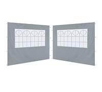 ABCCANOPY Paquete de 2 Paneles Laterales Intercambiables de Pared para Carpa de Carpa de 3M, Color Gris