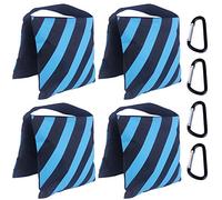 ABCCANOPY Sandbag - Bolsas de peso para fotografía con soporte de vídeo, 4 paquetes (azul cielo)