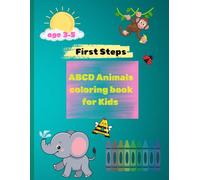 ABCD First Steps Animals Coloring Book