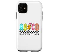 ABCD: Regreso a clase, divertido profesor y estudiante de regreso a clases Carcasa para iPhone 11