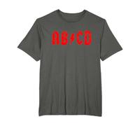 ABCD Rock and Roll Letras Niños Alfabeto Parodia Camiseta Camiseta
