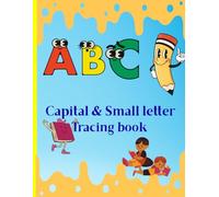 Abcd tracing book: Capital and small letters tracing book