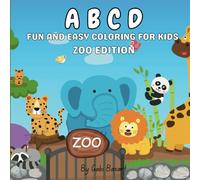 ABCD - ZOO: Fun & Easy Animal Coloring Book