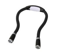 ABchat Neck Reading Light Battery Operated LED Book Light Portable Night Lamp for Camping (No Battery) Book Lights
