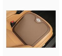 ABCHL Cojines Coche Asientos Delanteros para Nissan Z 2022-2025,Cojín De Asiento De Coche,Auto Asiento Cojín,Transpirable,Suave,Antideslizante,Accesorios Automóvil,One Piece-Light Brown