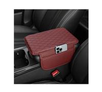 ABCHL Funda Protectora Reposabrazos Consola Central Coche Cojín para Subaru Outback (BG-BT 1994-2025 2026),Almohadilla Apoyabrazos Antiaruñazos Bolsillos Laterales Accesorios Interior,Red