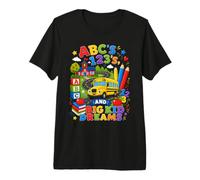 ABCs 123s and Big Kid Dreams Back To School Teacher Camiseta Premium