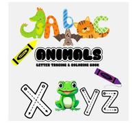 ABC's and Animals Letter Tracing and Coloring Book